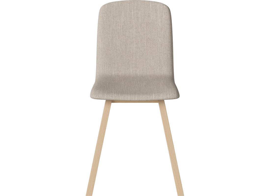 Bolia Scaun Tapițat de Dining Palm Baize - Țesătură Netedă, Sand 44×50×82 cm 2