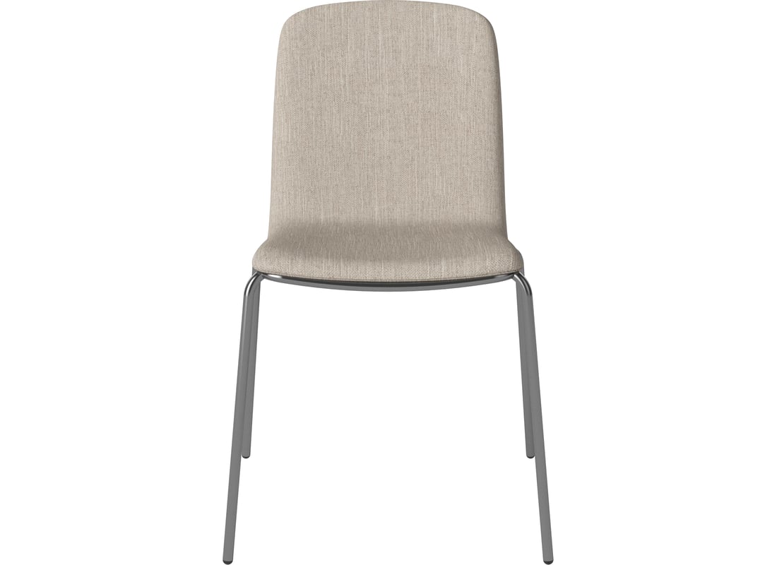 Bolia Scaun Tapițat de Dining Palm cu Picioare Metalice 2