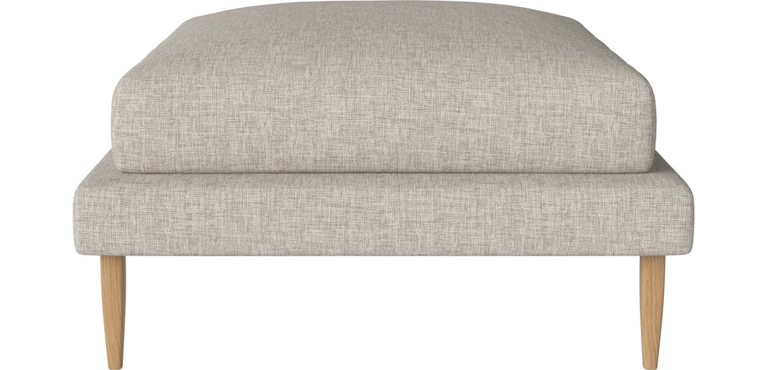 Bolia Puf Veneda 91×91 cm Material din Nantes - Țesătură Netedă, Culoare Nisip 1
