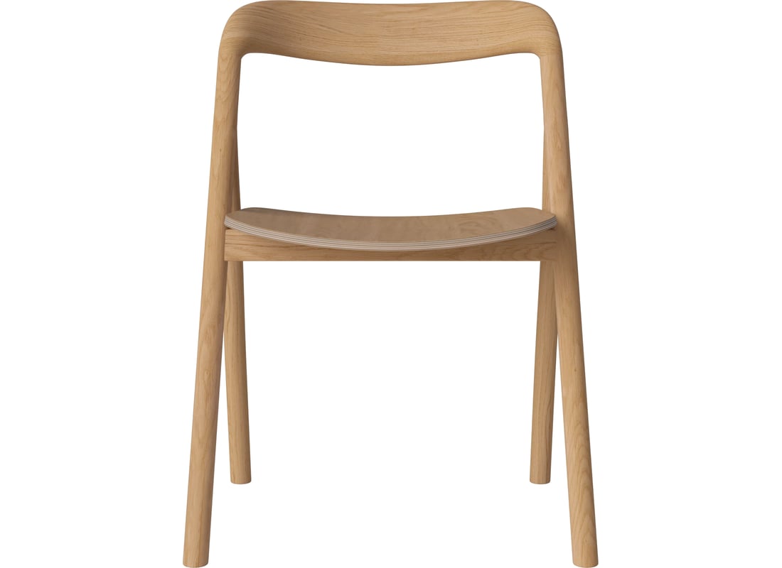 Bolia Scaun de Dining Fenri, Lemn de Stejar Uluit 2