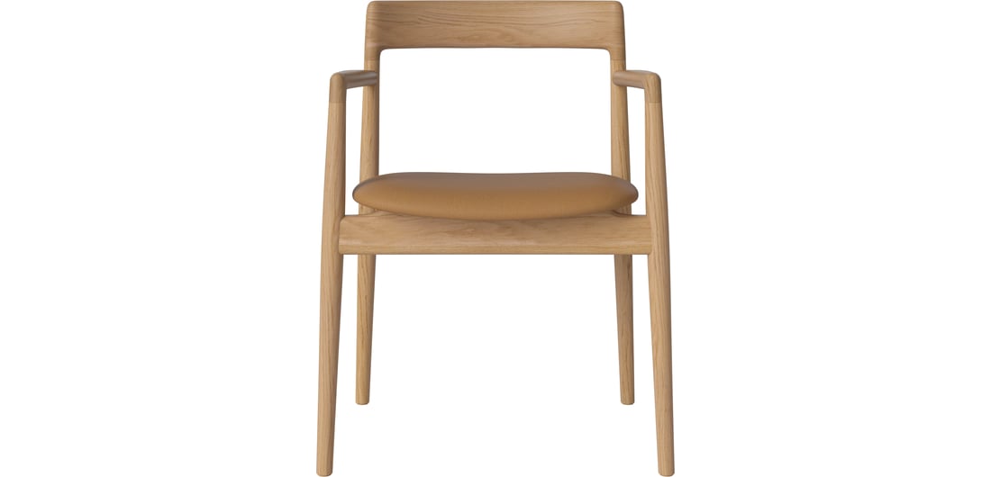 Bolia Scaun Tapițat de Dining Calma Stejar Uluit 57×55×76,5 cm 1