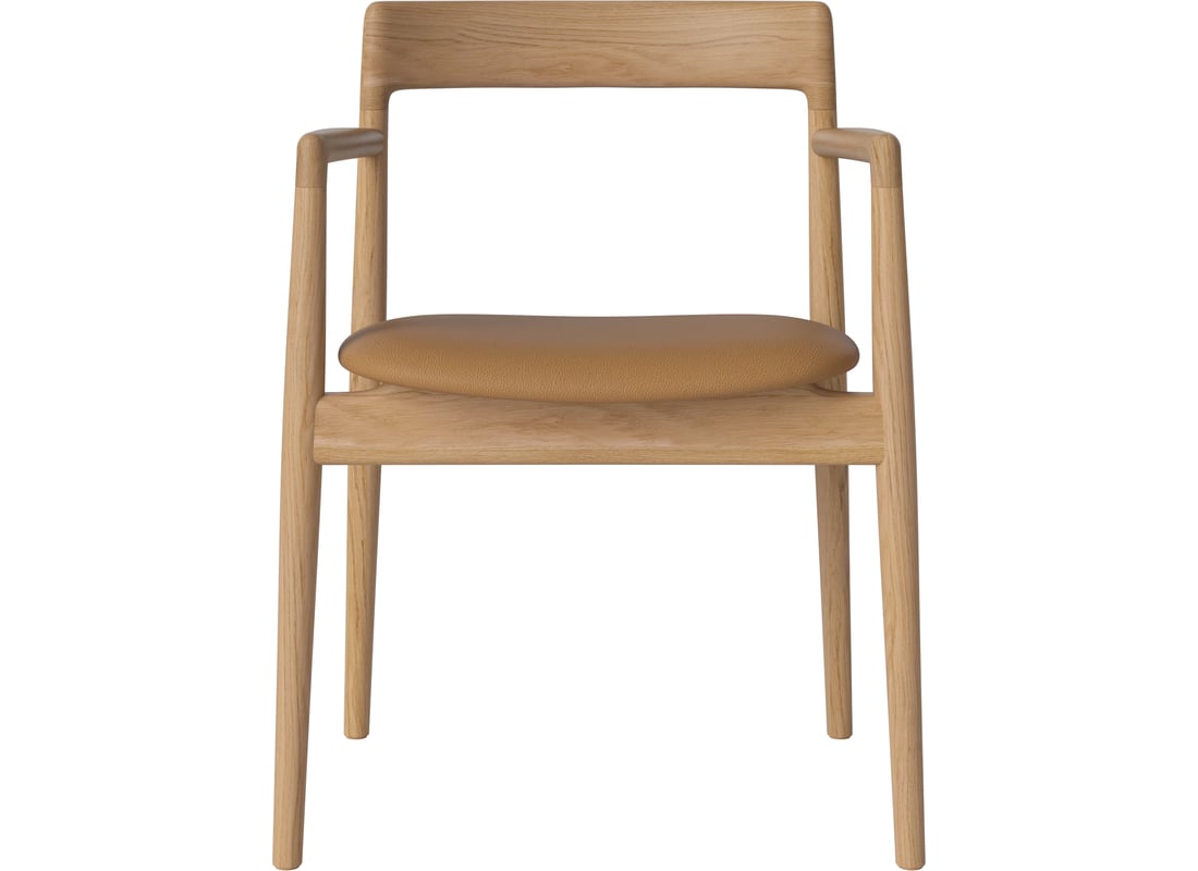 Bolia Scaun Tapițat de Dining Calma Stejar Uluit 57×55×76,5 cm 2