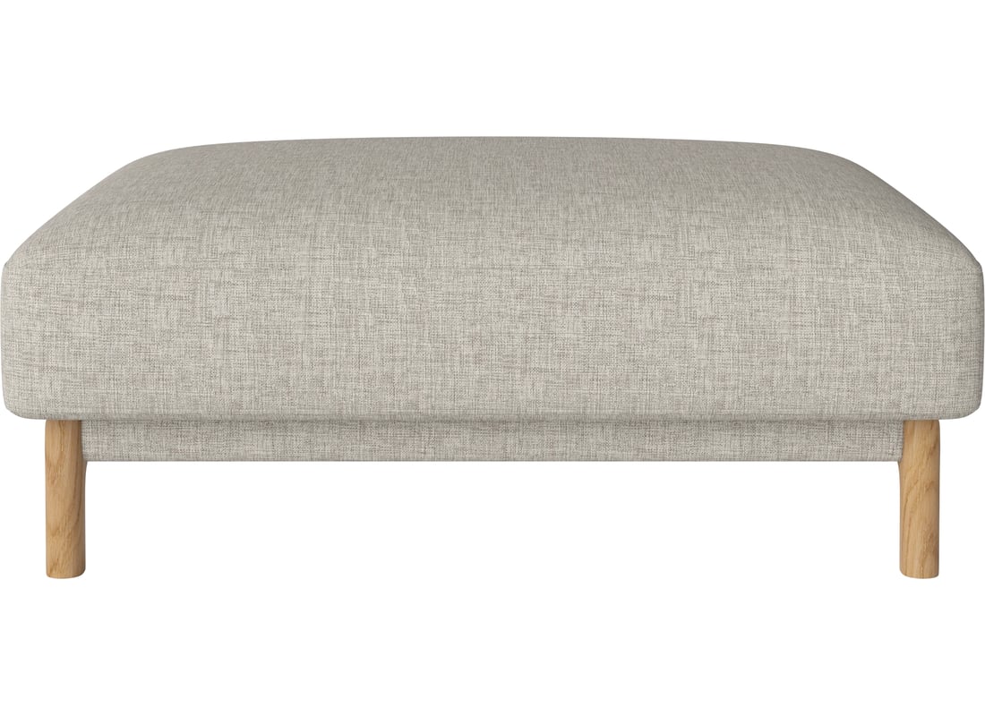 Bolia Puf Chleo Nantes - Țesătură Netedă, Nisip 106×74×42 cm 2
