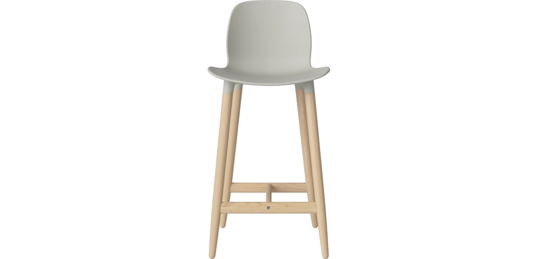Bolia Scaun Înalt Seed H66 cm - Picioare din Polipropilen/Lemn Polipropilen Gri 43×42,1×91,5 cm 1
