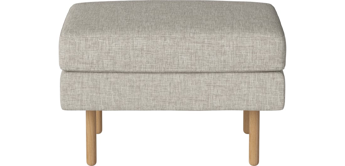 Bolia Taburet Scandinavia Nantes - Țesătură Netedă, Nisip 70×50×47 cm 1