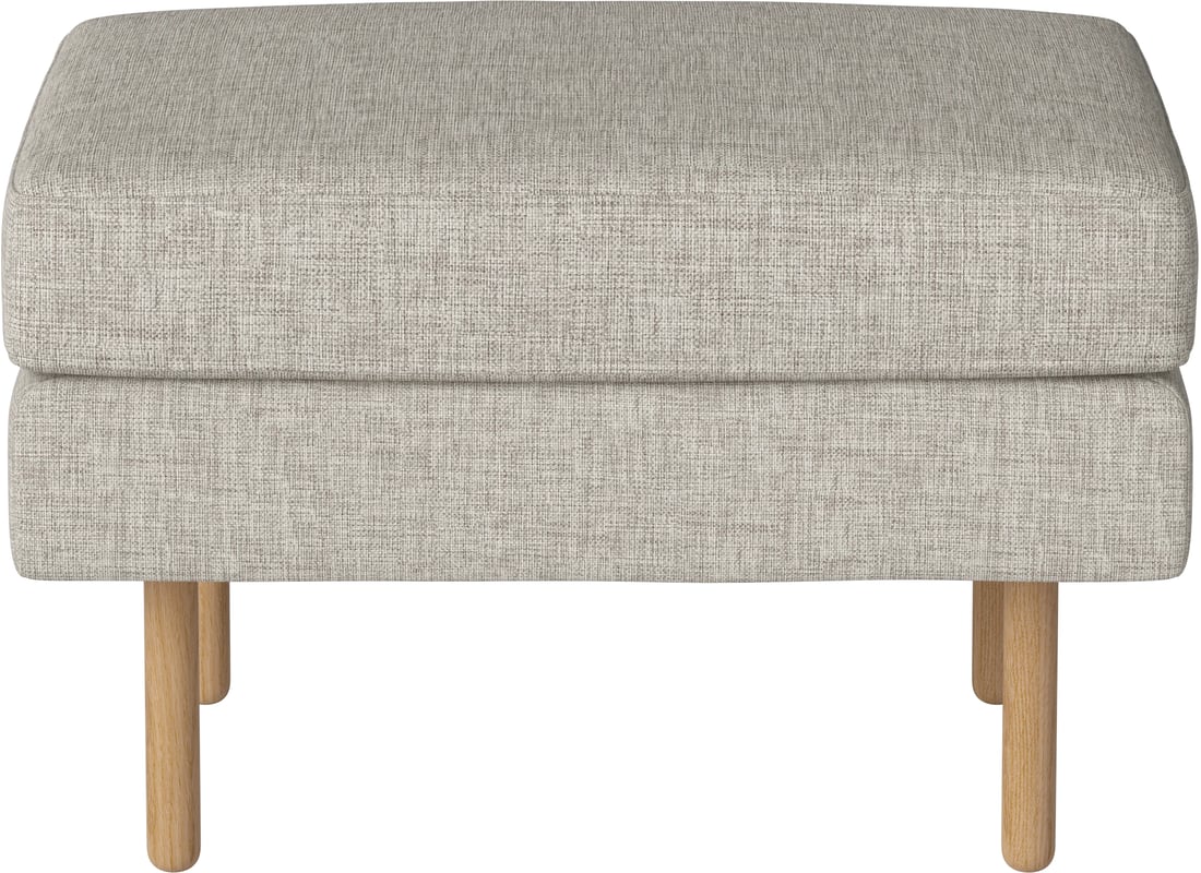 Bolia Taburet Scandinavia Nantes - Țesătură Netedă, Nisip 70×50×47 cm 2