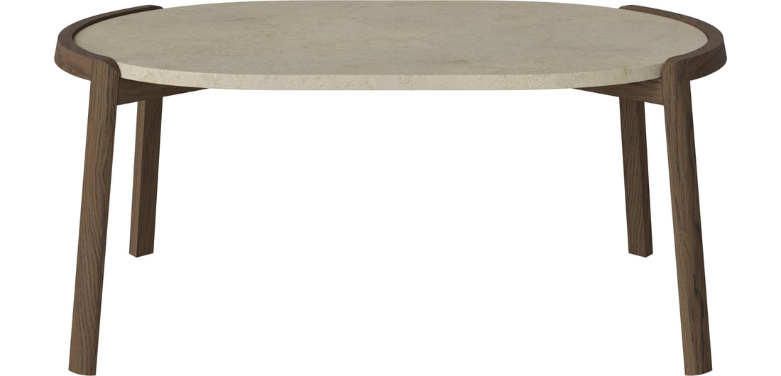 Bolia Masă Ovală de Cafea Mix 95×61 cm 1