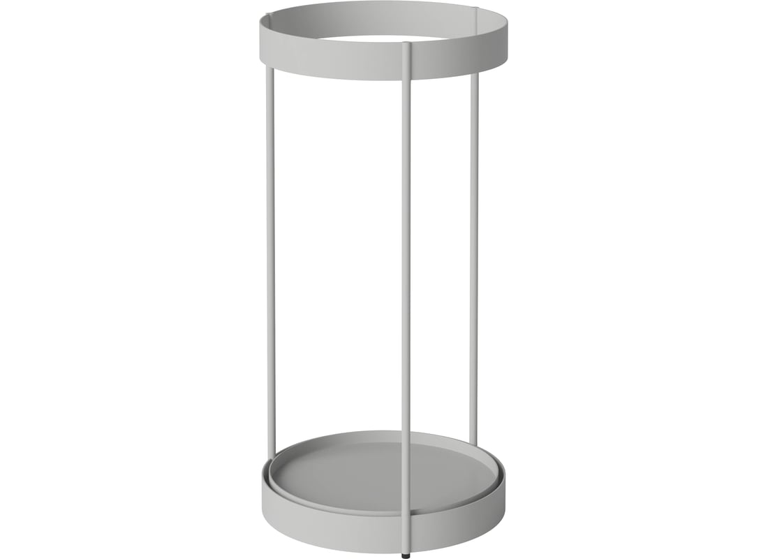 Bolia Suport pentru Umbrele Drum Ø28×H55 cm Metal Gri Mat 2