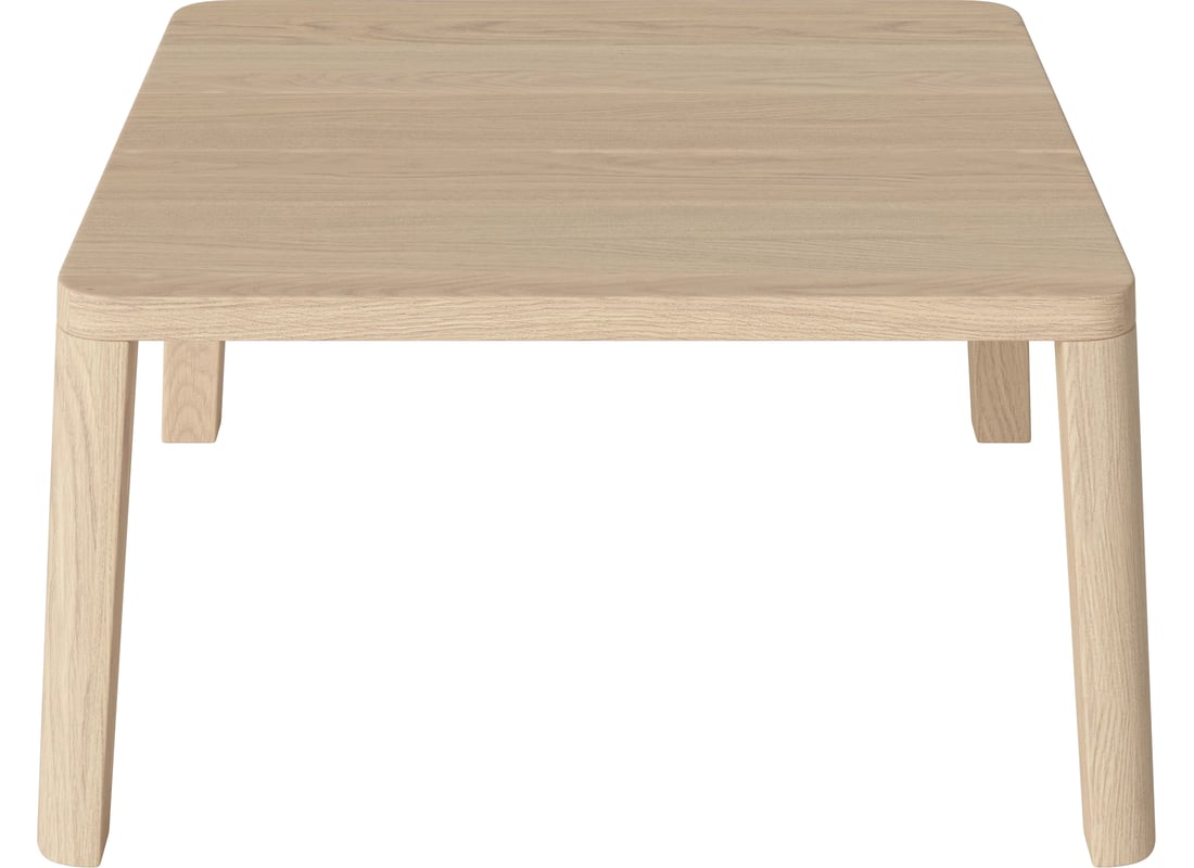 Bolia Masă de Cafea Graceful 60×60, H32 cm Lemn de Stejar Alb, Masiv 2