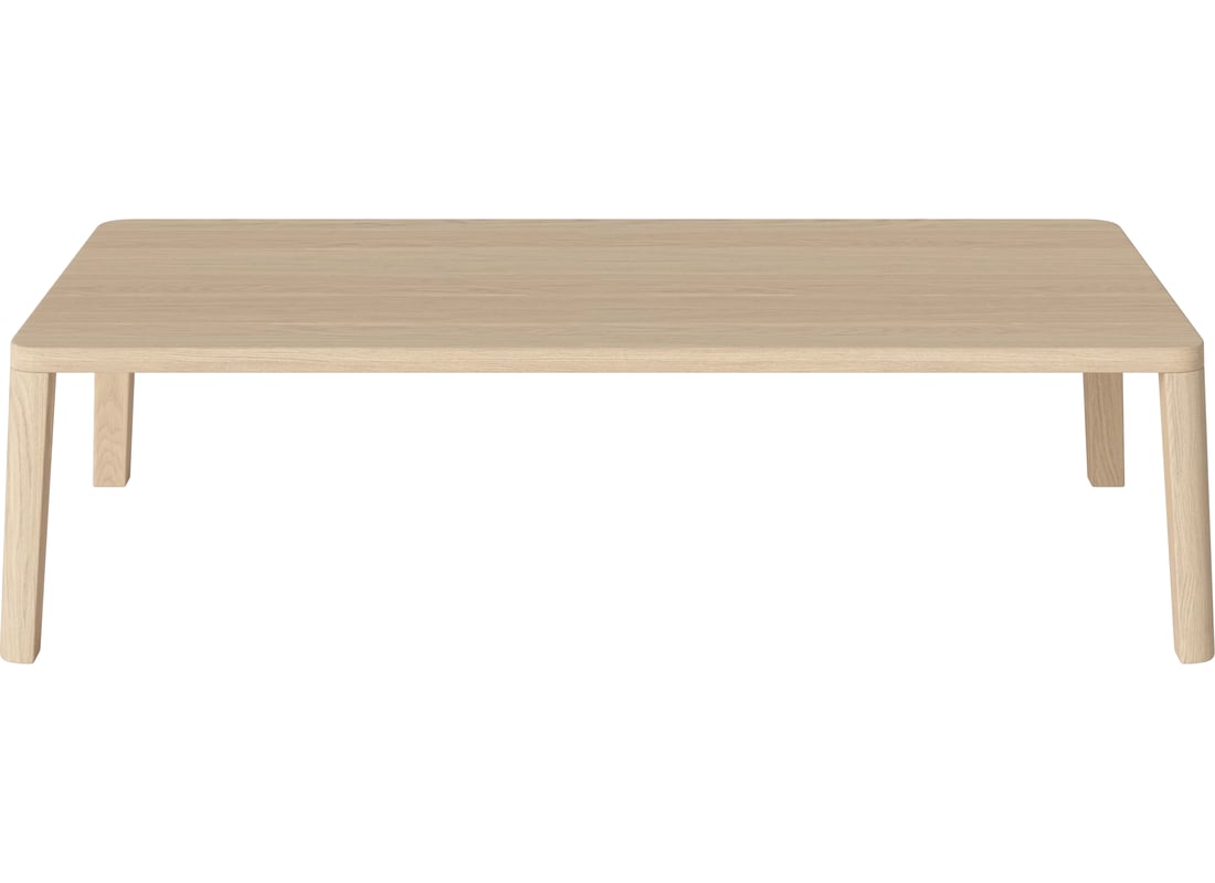 Bolia Masă de Cafea Graceful 120x60, H32 cm din Stejar Alb Uluit 2