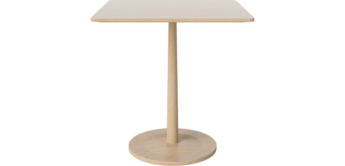 Bolia Masă de Dining Turned 70×70 cm 1