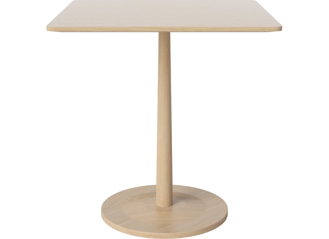 Bolia Masă de Dining Turned 70×70 cm 2