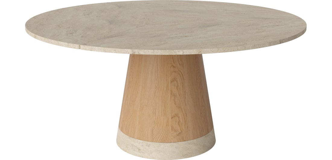 Bolia Masă de Dining Piro Ø160 cm - Blat de Marmură 1