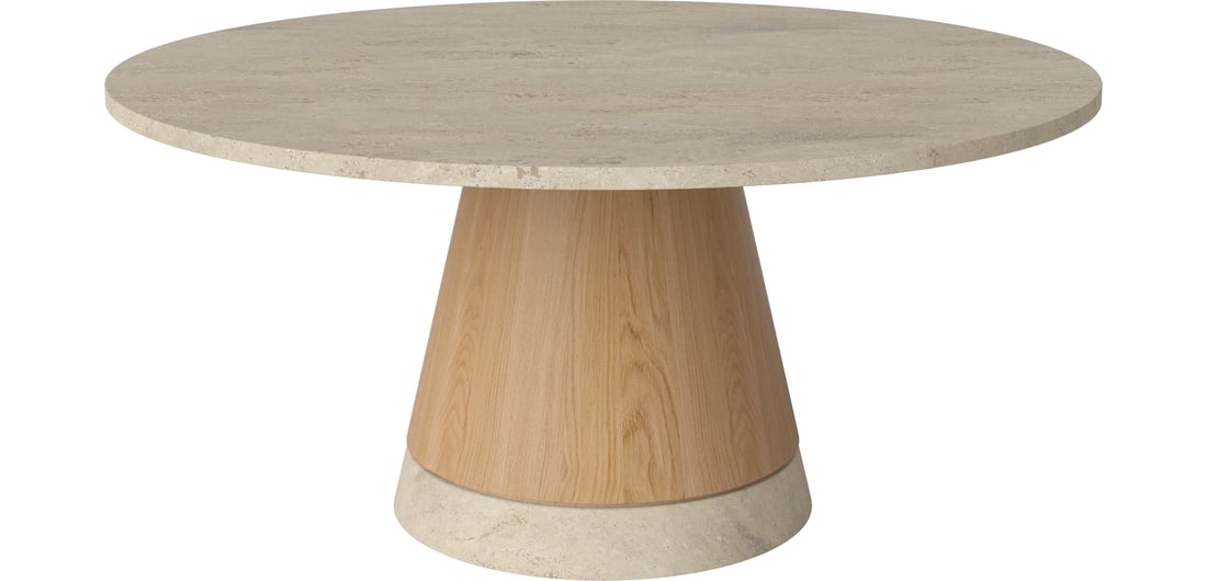 Bolia Masă de Cafea Piro Marmură Ø90 cm 44 cm 1