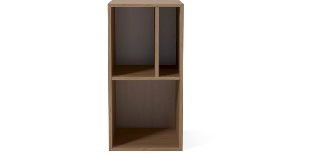 Bolia Modul Raft Case 2x1 – 35 cm Olierat Stejar, Furnir 35x35x70 cm 1