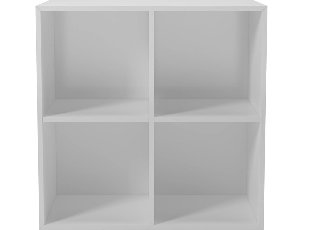 Bolia Modul Raft Case 2x2 – 35 cm Alb Lacuit MDF 70x35x70 cm 2