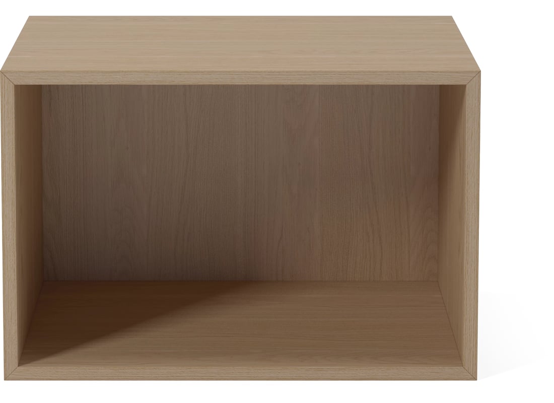 Bolia Modul Raft Case 1×1½ 35 cm Stejar Alb Uluit, Furnir 2