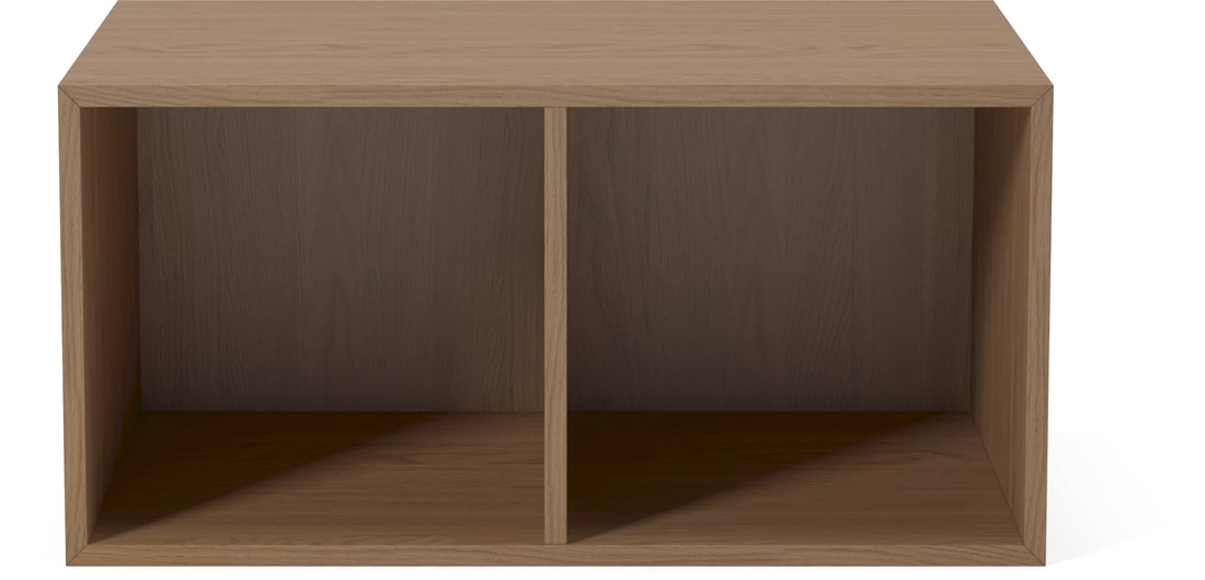 Bolia Modul Raft Case 1x2 - 35 cm Olierat Stejar, Furnir 70x35x35 cm 1