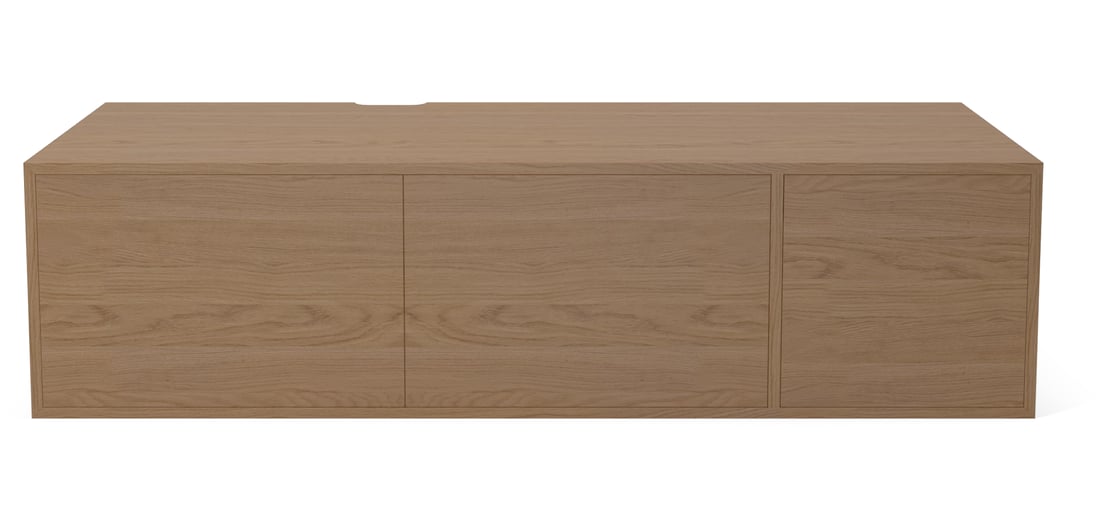 Bolia Modul HiFi Case – Mare, 48 cm Olierat Stejar, Furnir 135x48x35 cm 1