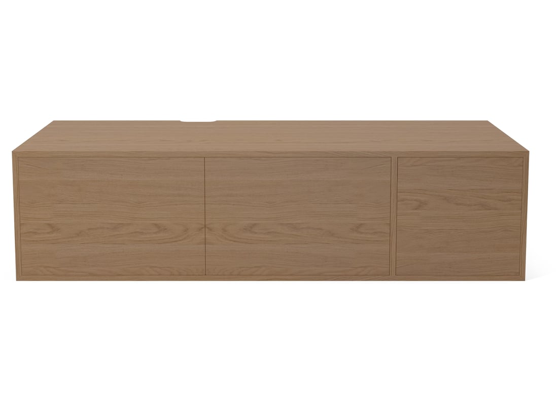 Bolia Modul HiFi Case – Mare, 48 cm Olierat Stejar, Furnir 135x48x35 cm 2