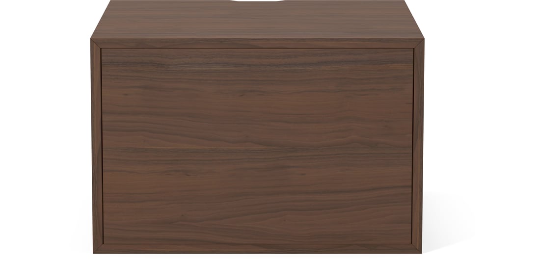 Bolia Modul Hifi Case cu Ușă din Lemn - Mic, 35 cm Nuc Ulei, Furnir 1