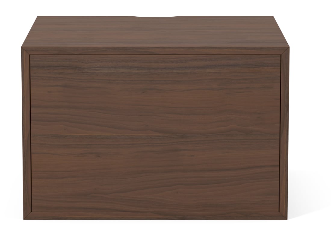 Bolia Modul Hifi Case cu Ușă din Lemn - Mic, 35 cm Nuc Ulei, Furnir 2