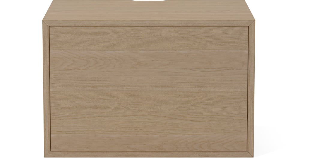 Bolia Modul Hifi Case cu Ușă din Lemn, 28 cm Stejar Albit Ulei, Furnir 1