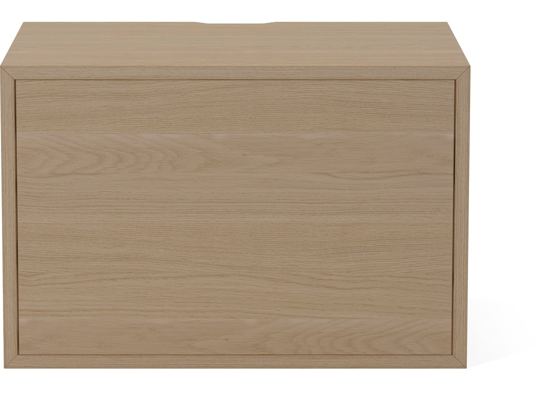 Bolia Modul Hifi Case cu Ușă din Lemn, 28 cm Stejar Albit Ulei, Furnir 2