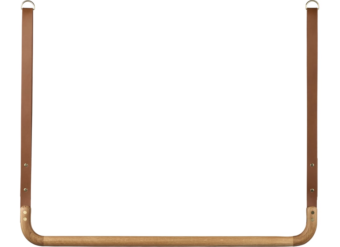 Bolia Bară Portantă Trapeze 3×83×H68-105 cm Stejar Uluit, Masiv 2