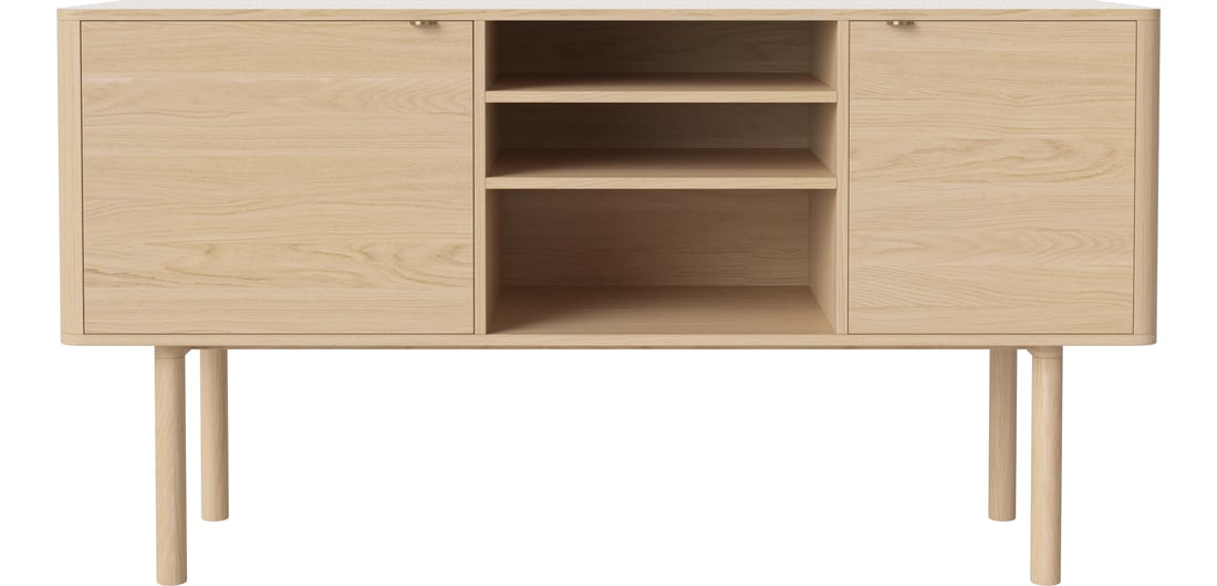 Bolia Bufet Yacht | Furnir din Stejar Albit și Uluit