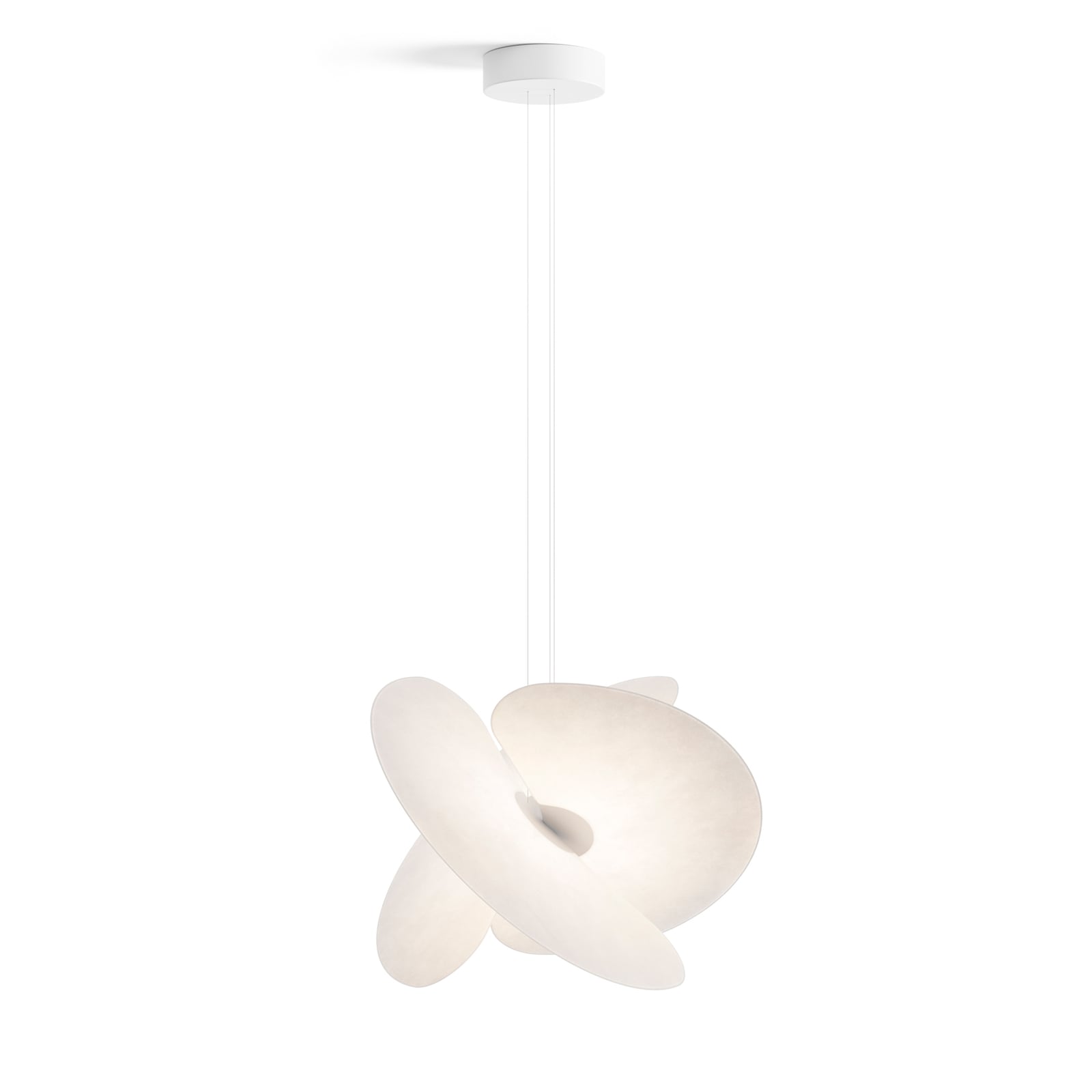 Luceplan lustră Levante | Led albă 28W | Ø 60 cm