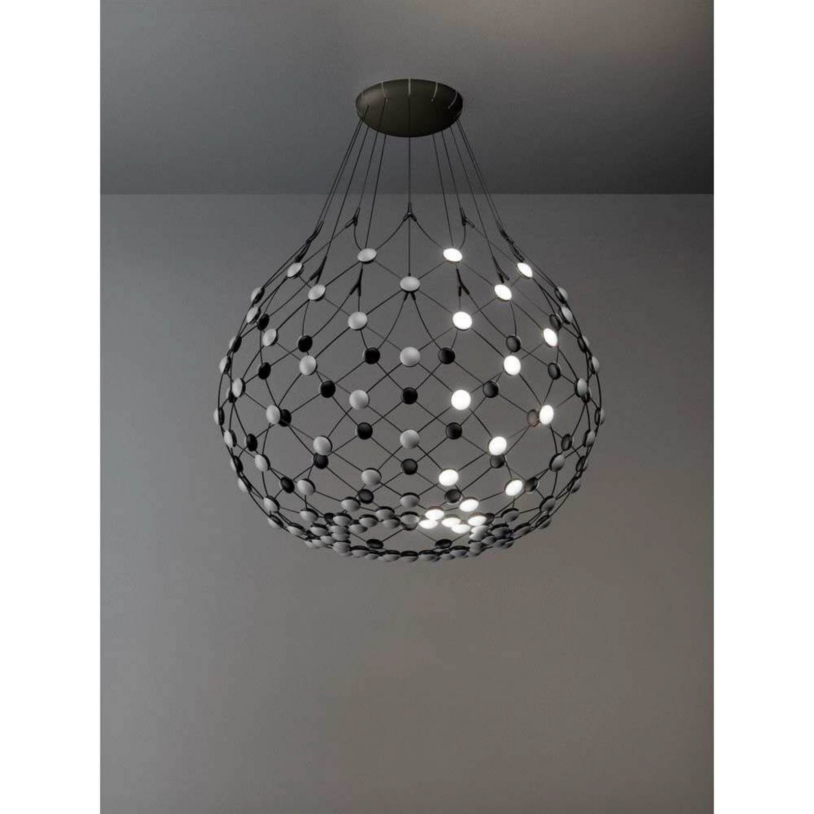 Luceplan lustră Mesh | Fără fir Bluetooth 4 m | Ø 100 cm