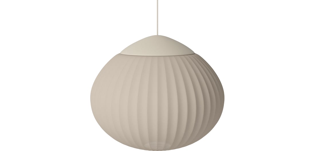 Bolia Pendul Acorn Ø50 cm Mat Cremă Malet Stejar, Masiv Ø50×42,30 cm 1