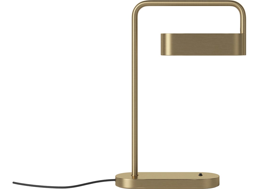 Bolia Lampa de Birou Scribe Fier Placat Alamă Antică Mat 2