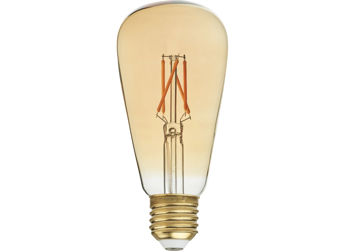 Bolia Bec Edison E27 Sticlă Aurie 2