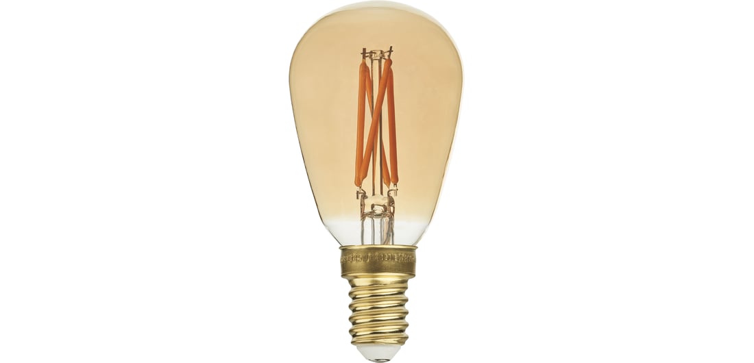 Bolia Bec Teardrop E14 Sticlă Aurie 1