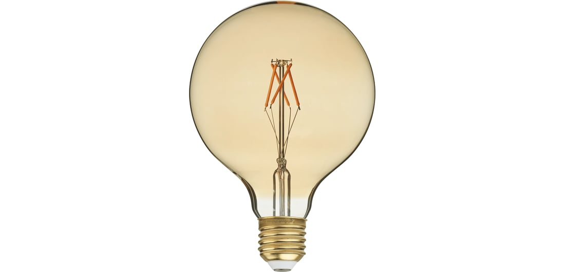 Bolia Bec Globe E27 Sticlă Aurie 1