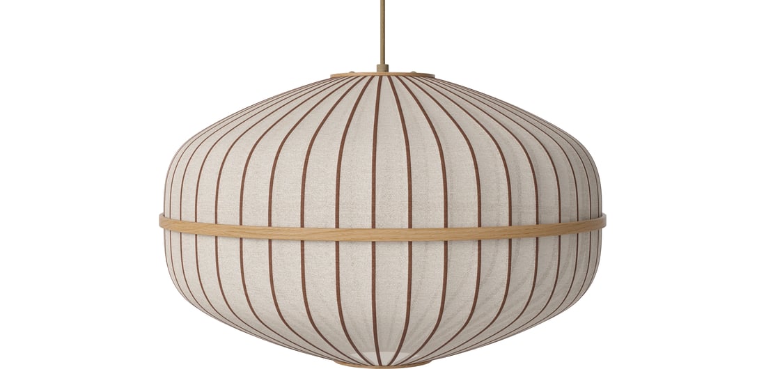 Bolia Pendul Lucén - Elipsă Stejar Uluit 60×60×39 cm 1