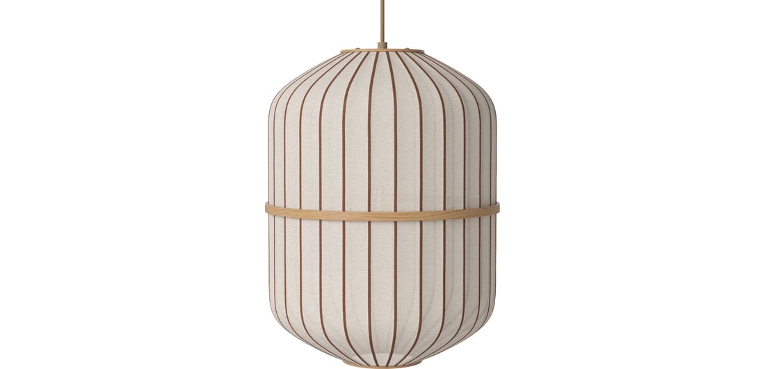 Bolia Pendul Lucén - Cilindru Stejar Uluit 40×40×54 cm 1