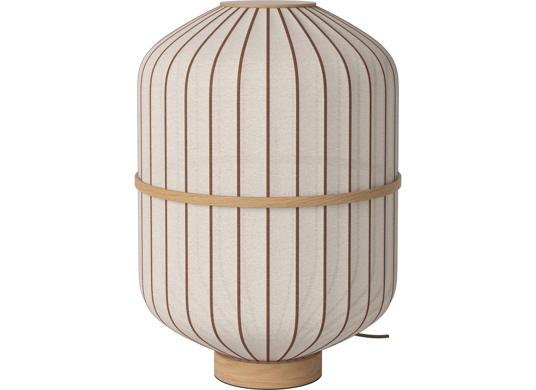 Bolia Lampă de Podea Lucén Cilindru Stejar Uluit 42×42×59 cm 2
