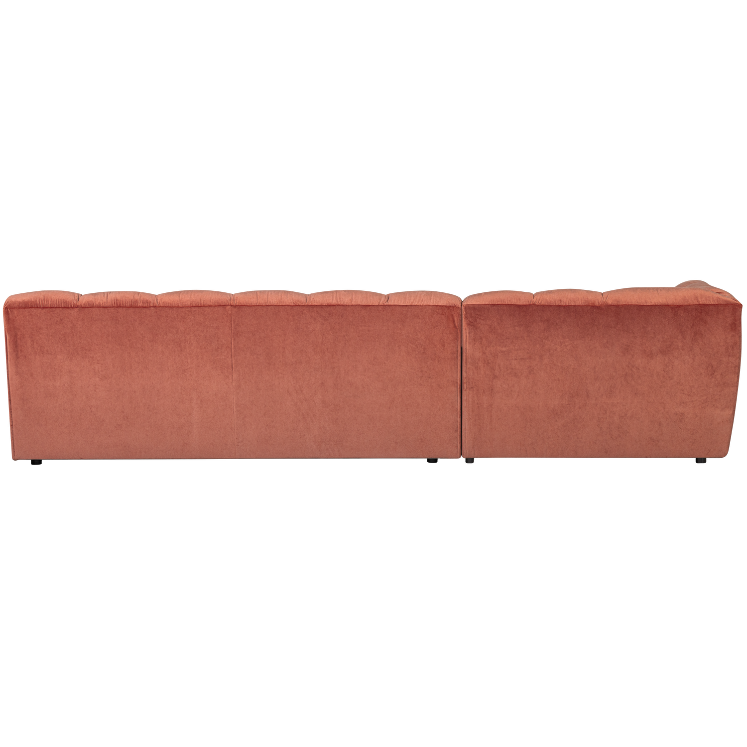 WOOOD canapea mare ALLURE CHAISE LONGUE | 100% Pes | Blush | 79x324x165 cm