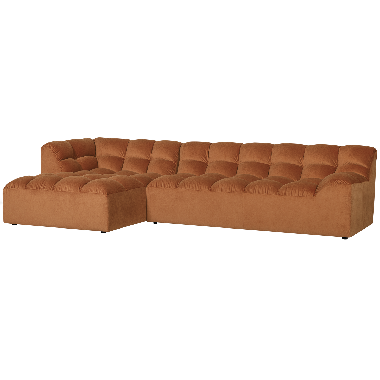 WOOOD canapea mare ALLURE CHAISE LONGUE | 100% Pes | Terra | 79x324x165 cm