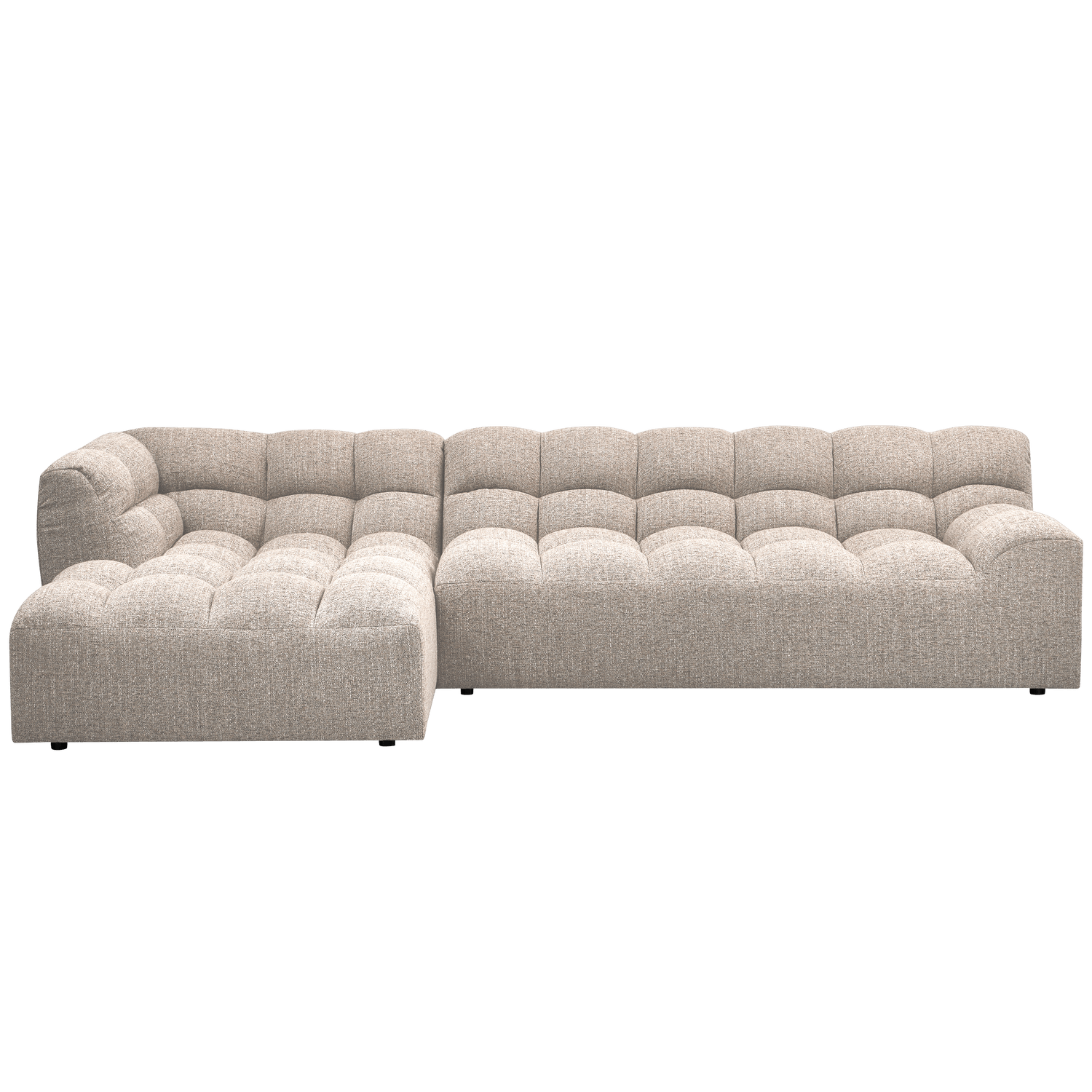 ALLURE CHAISE LONGUE LEFT WOVEN NATURAL MELANGE