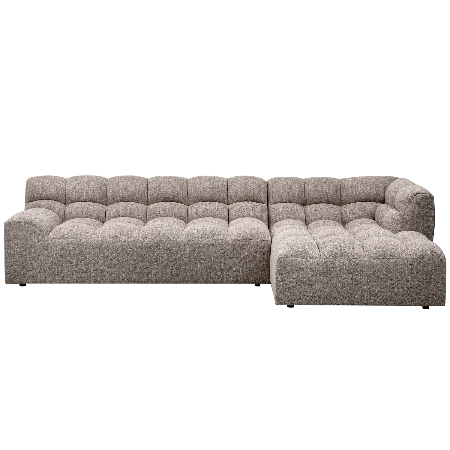 WOOOD canapea mare ALLURE CHAISE LONGUE | 94% Pes / 6% Ny | Lut | 79x324x165 cm