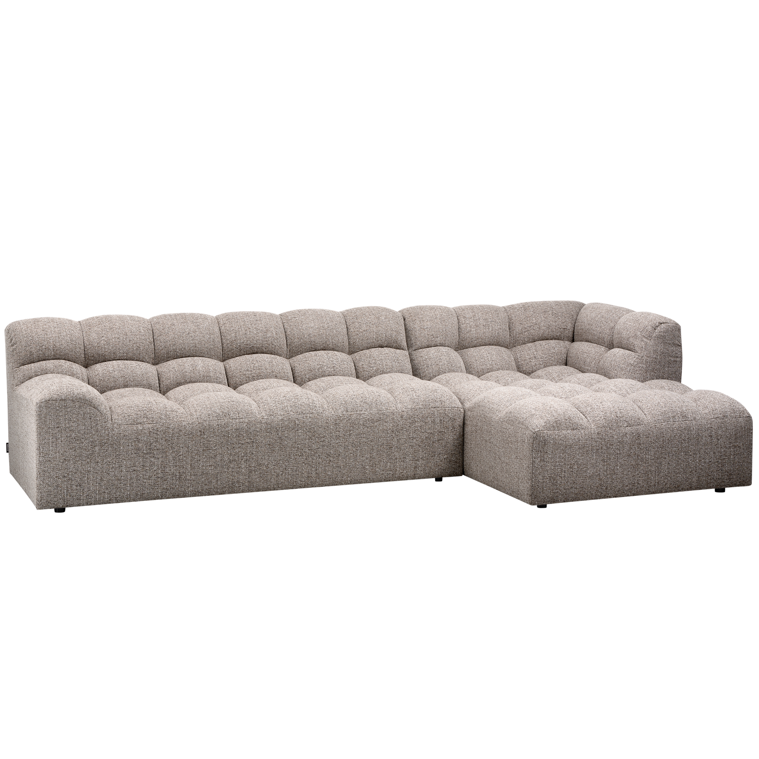 WOOOD canapea mare ALLURE CHAISE LONGUE | 94% Pes / 6% Ny | Lut | 79x324x165 cm