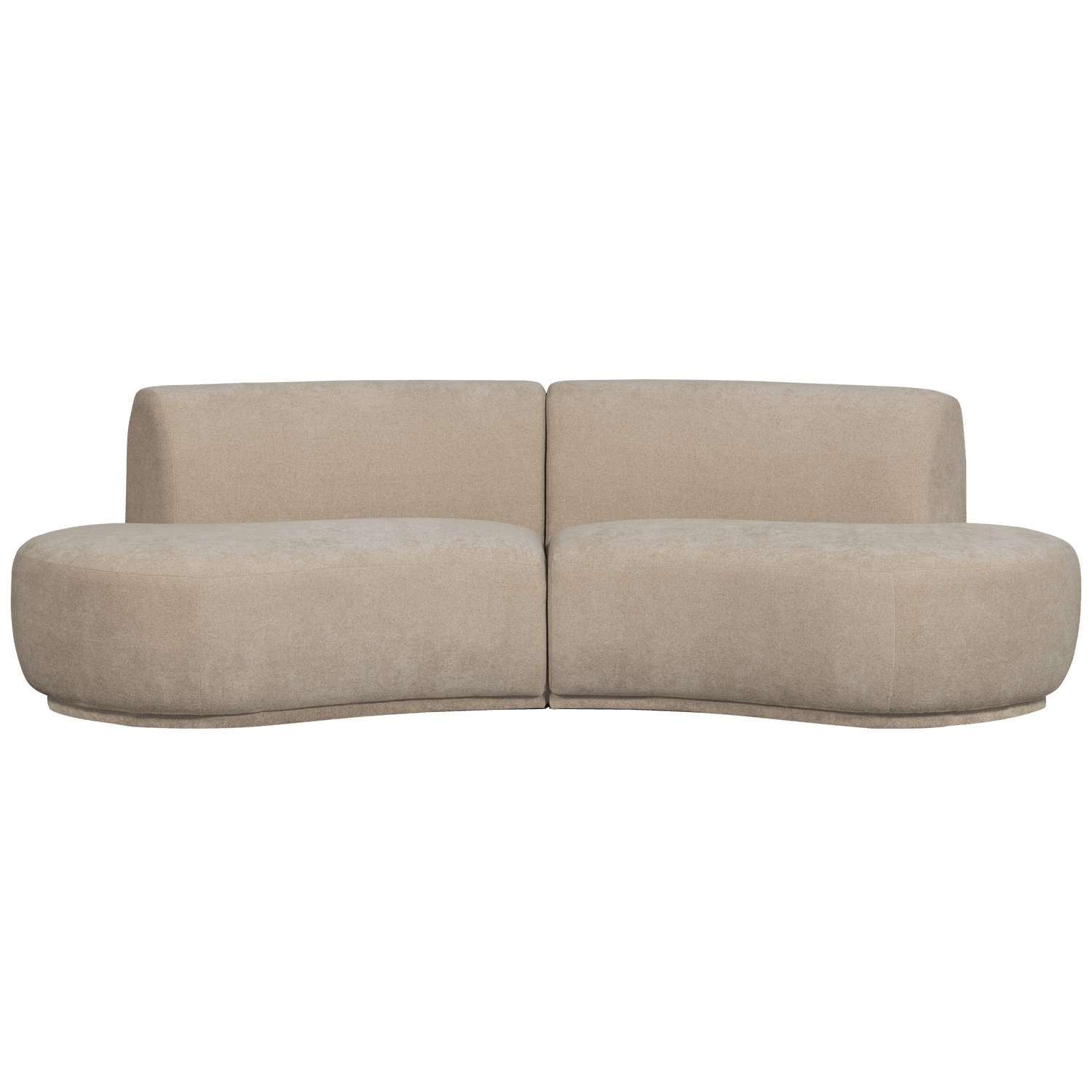 BATAVIER HALF ROUND SOFA NATURAL