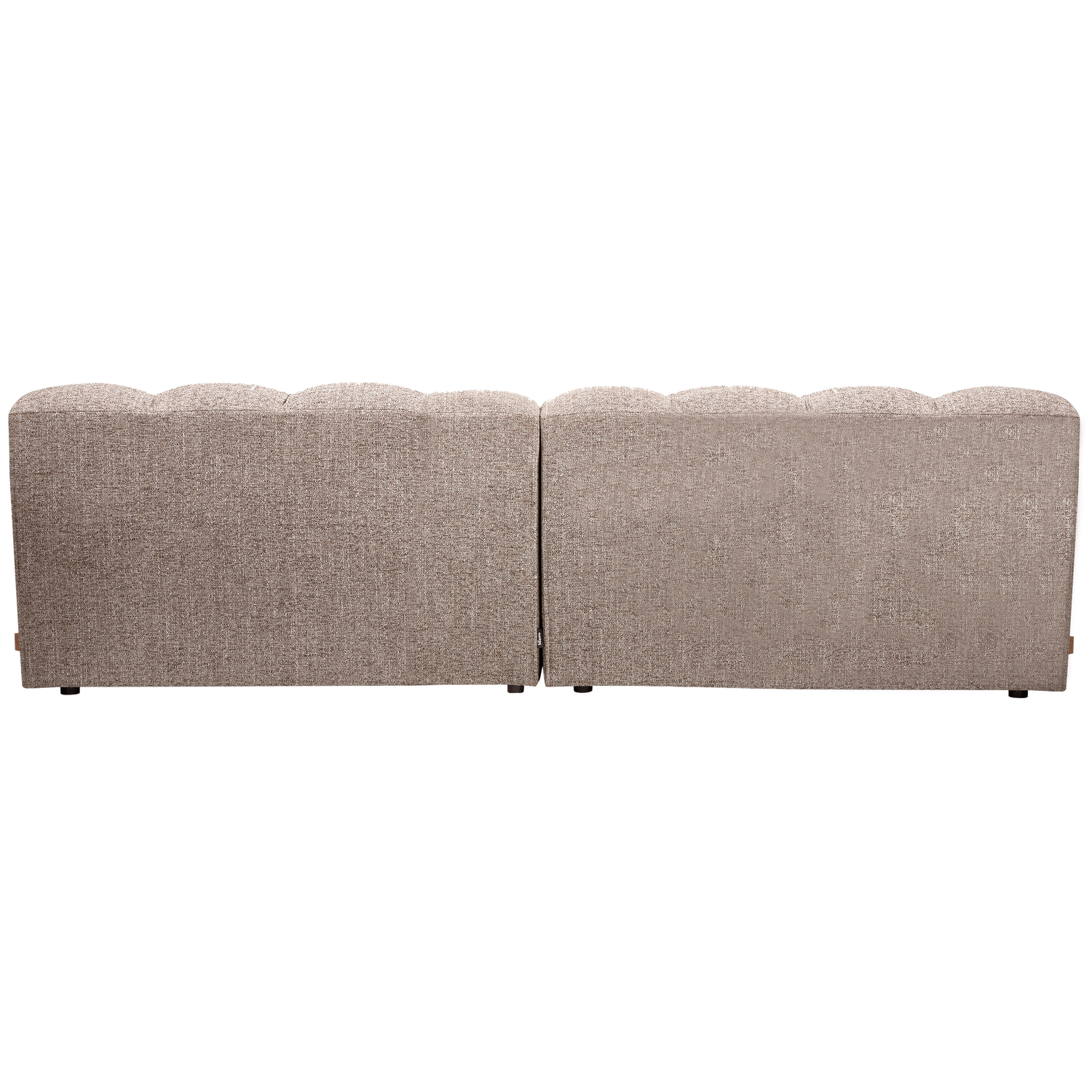WOOOD canapea 3 locuri ALLURE | 94% Pes / 6% Ny | Maro | 79x280x86 cm