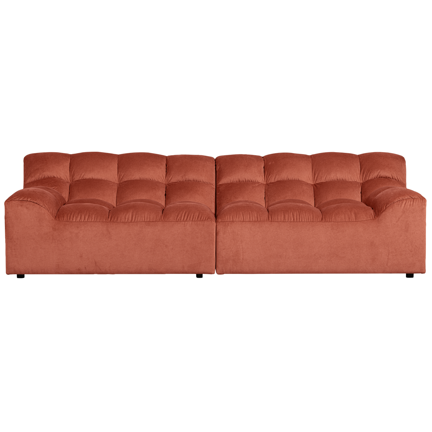 WOOOD canapea 3 locuri ALLURE | 100% Pes | Blush | 79x280x86 cm