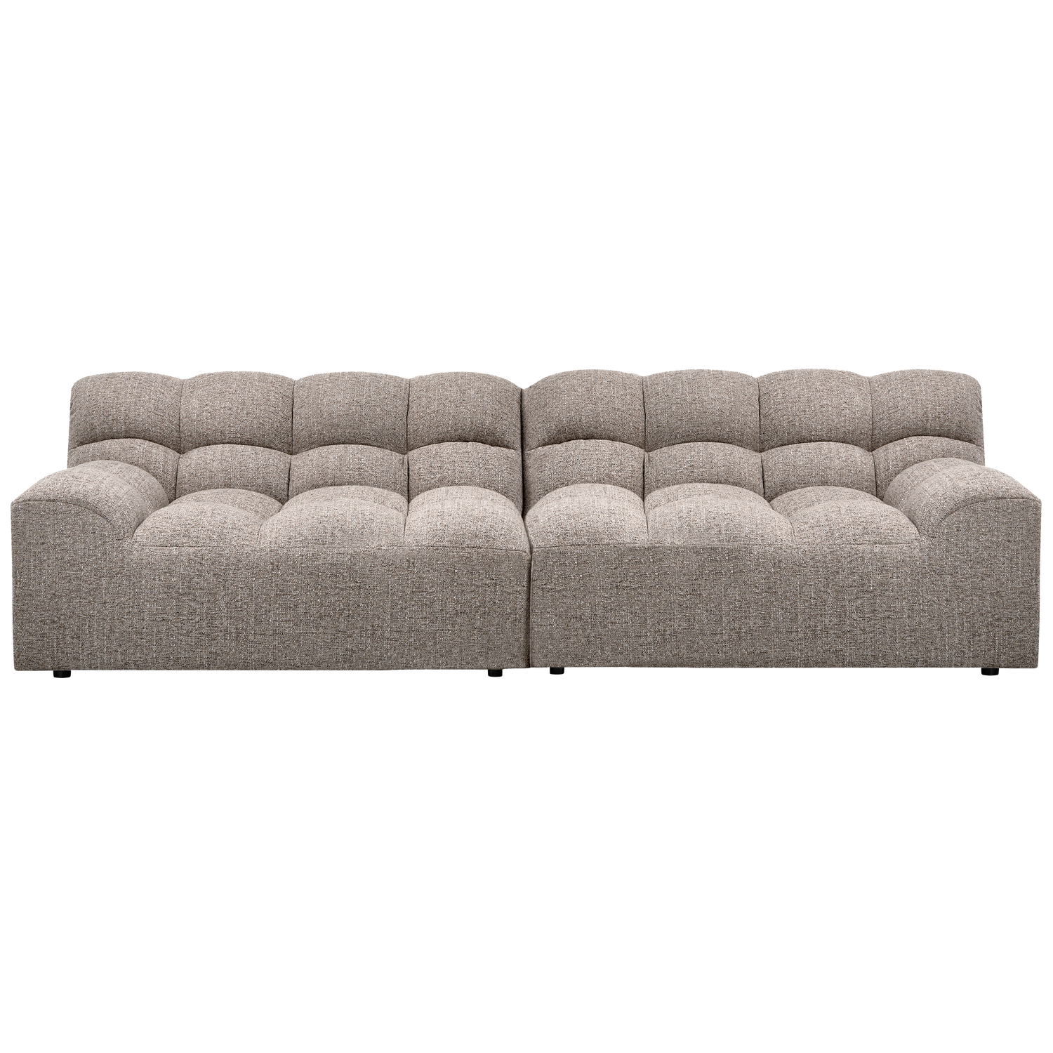 WOOOD canapea 3 locuri ALLURE | 94% Pes / 6% Ny | Lut | 79x280x86 cm