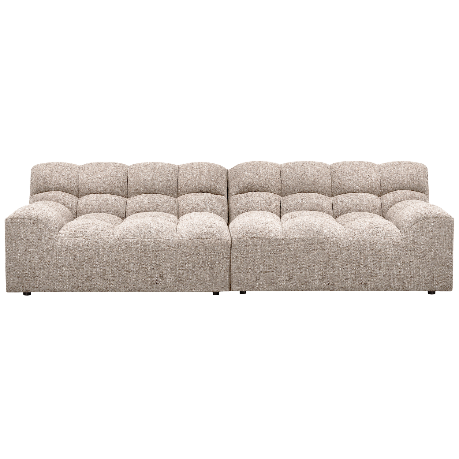 WOOOD canapea 3 locuri ALLURE | 94% Pes / 6% Ny | Natural | 79x280x86 cm